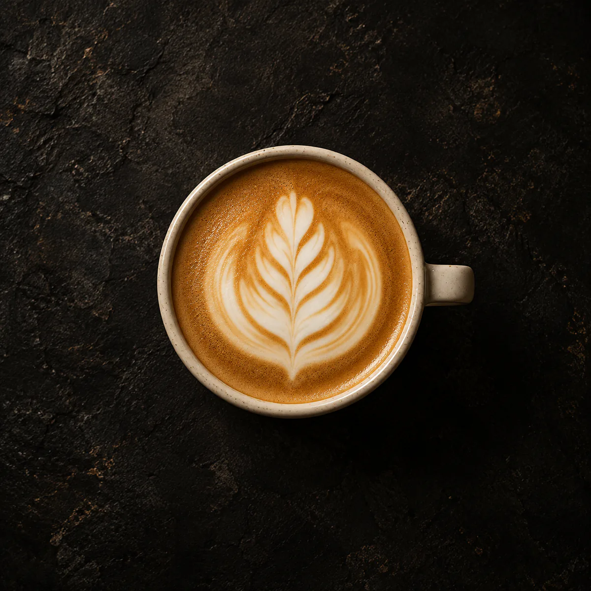 Flat White, top-down