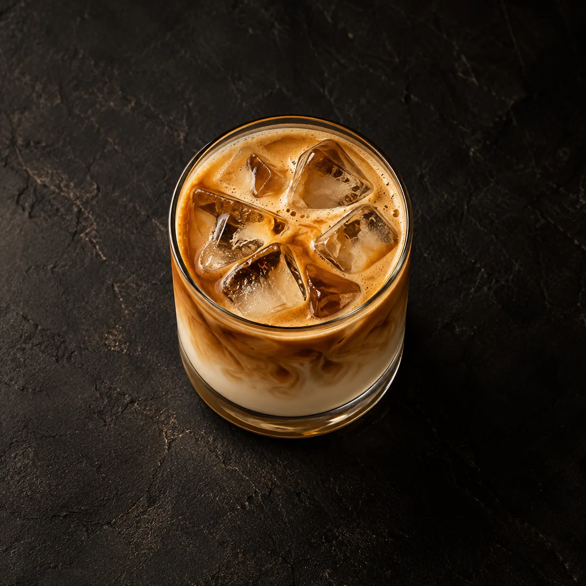 Iced Latte, top-down
