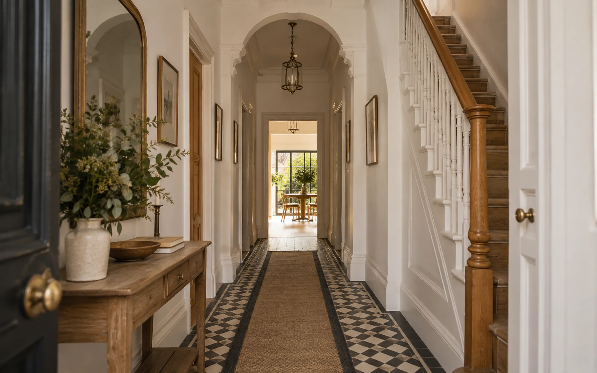 The hall