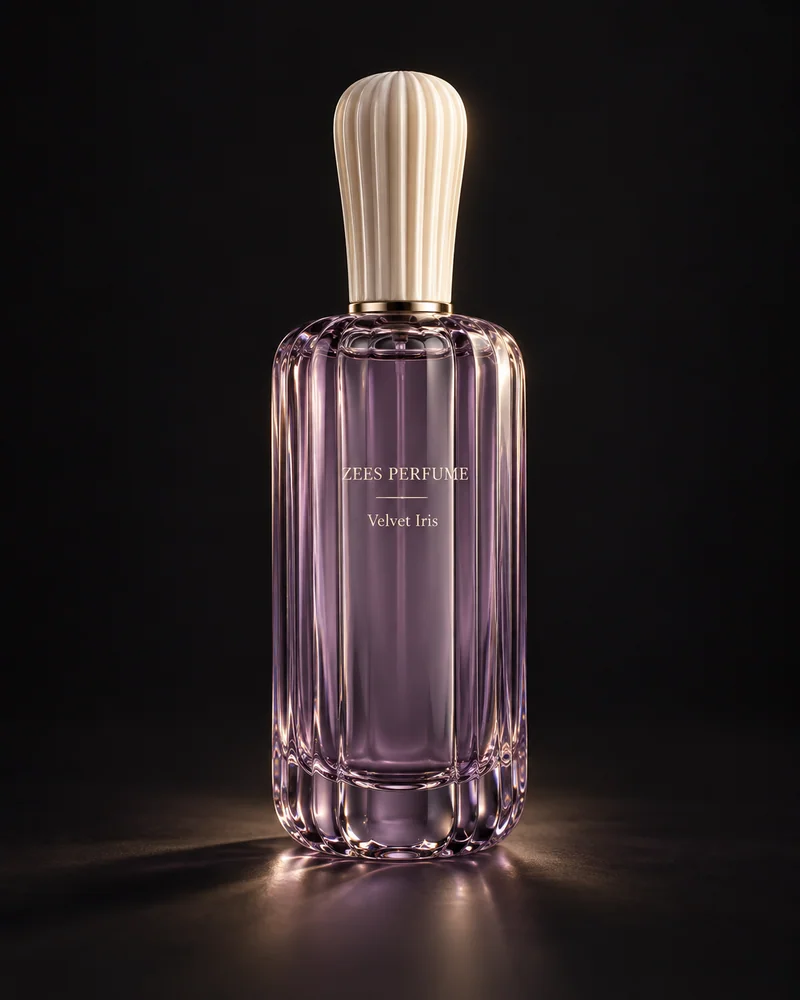 Velvet Iris, an original sculptural Zees Perfume bottle