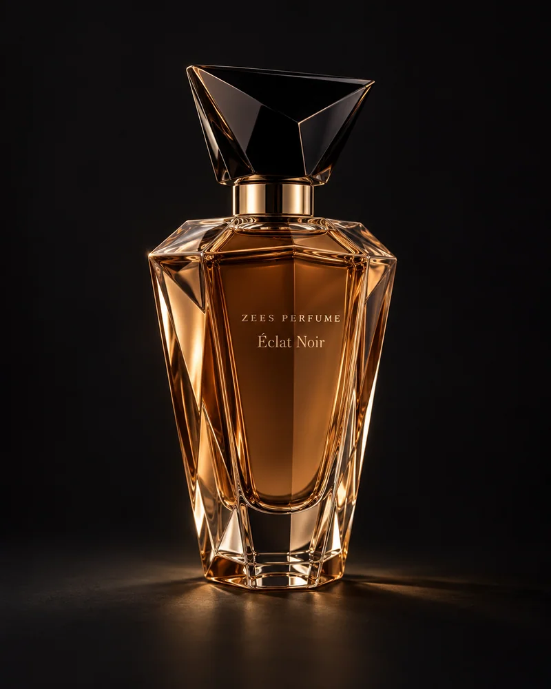Éclat Noir, an original sculptural Zees Perfume bottle