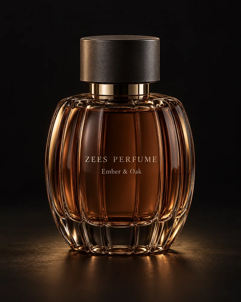 Ember & Oak, an original sculptural Zees Perfume bottle