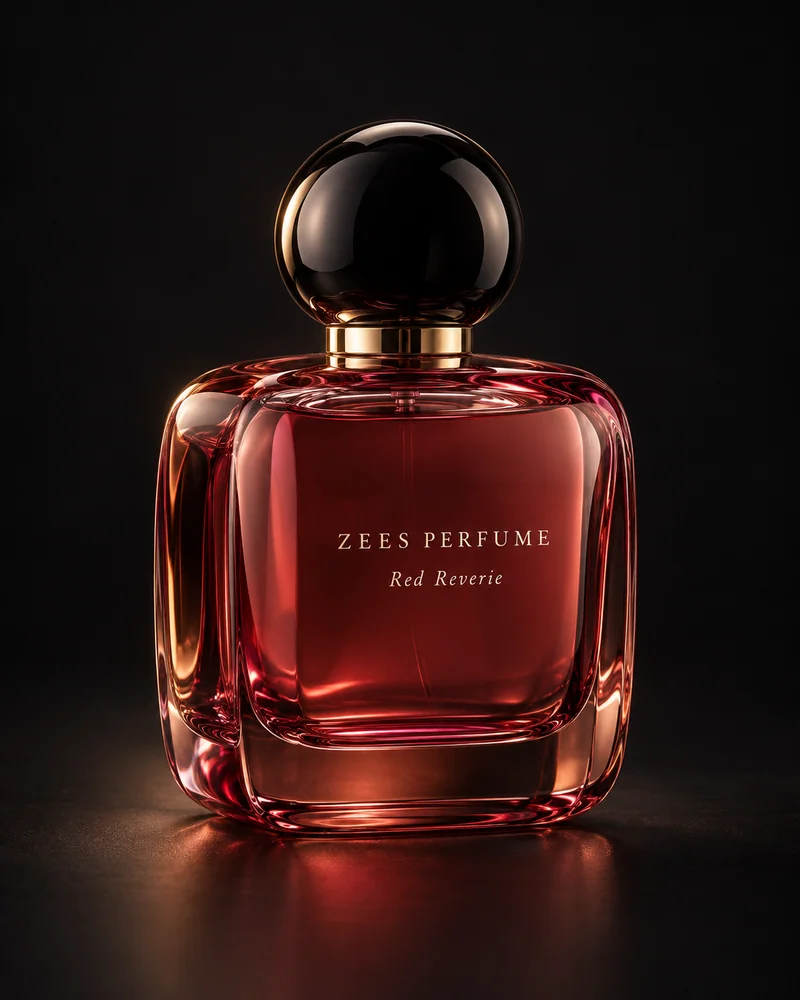 Red Reverie, an original sculptural Zees Perfume bottle