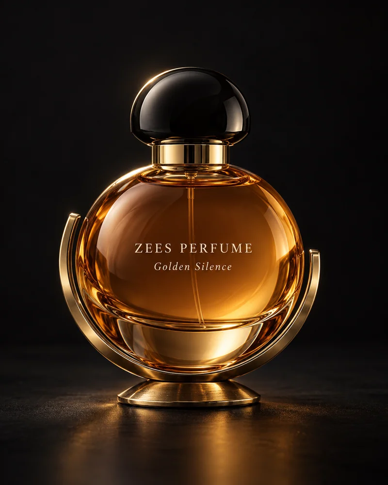 Golden Silence, an original sculptural Zees Perfume bottle