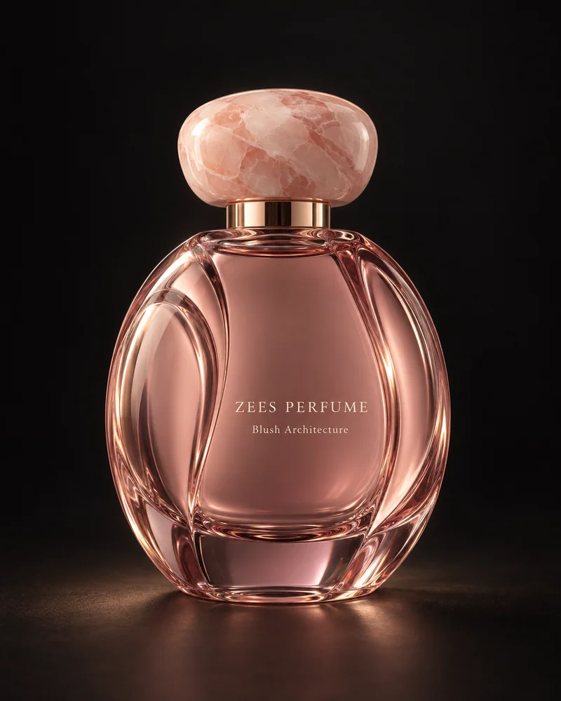 Blush Architecture, an original sculptural Zees Perfume bottle