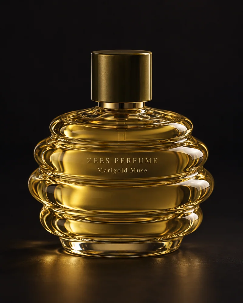 Marigold Muse, an original sculptural Zees Perfume bottle
