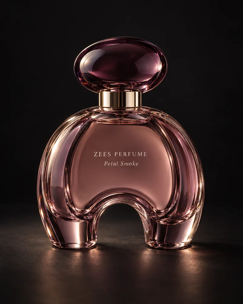 Petal Smoke, an original sculptural Zees Perfume bottle