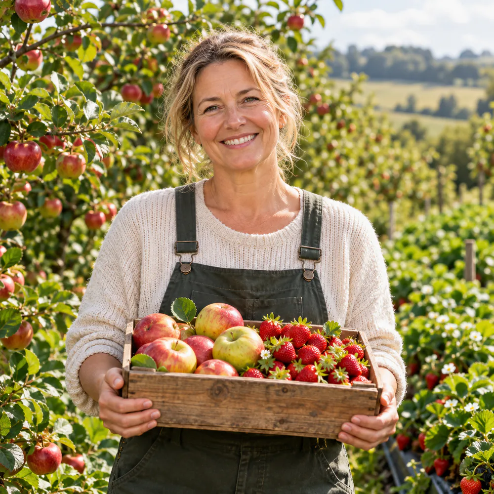 Sarah & Tom Hale at Kent orchards