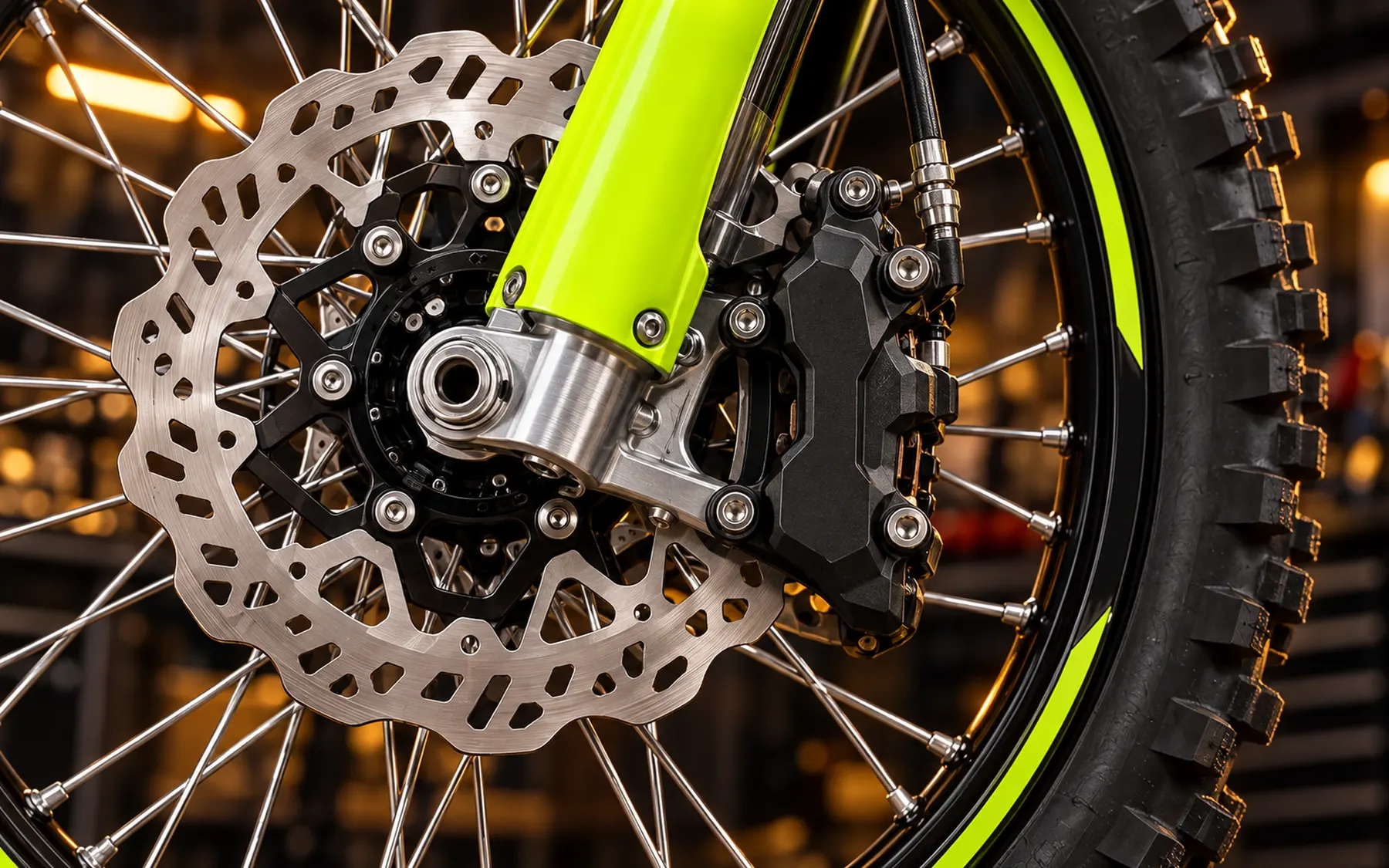 The brakes: close-up
