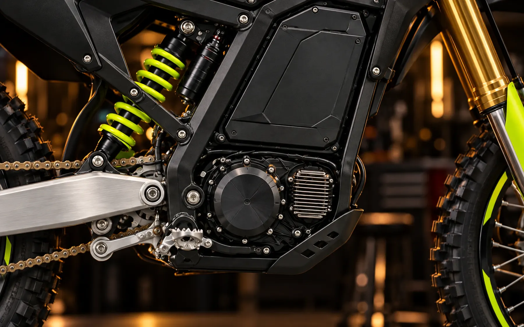 The motor: close-up