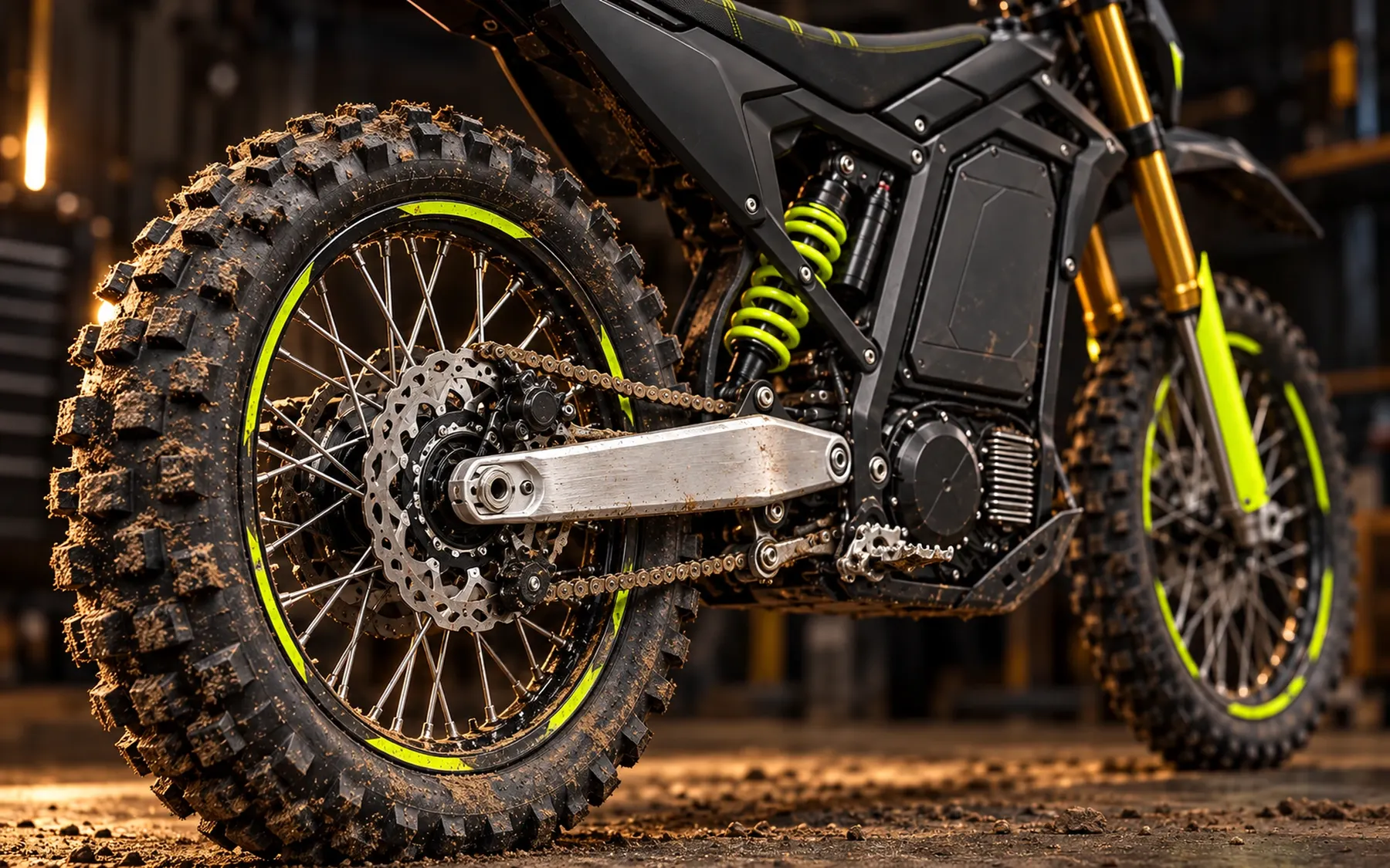 The tyres: close-up