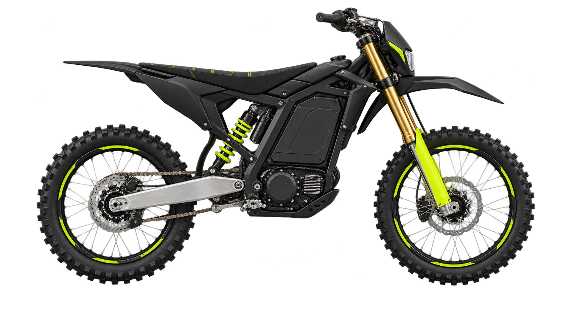The RIFT electric trail bike, side on