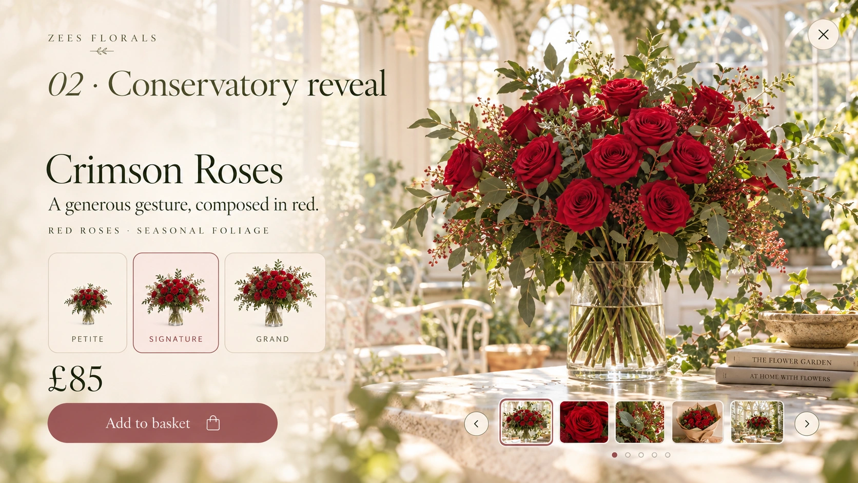 02 · Conservatory reveal