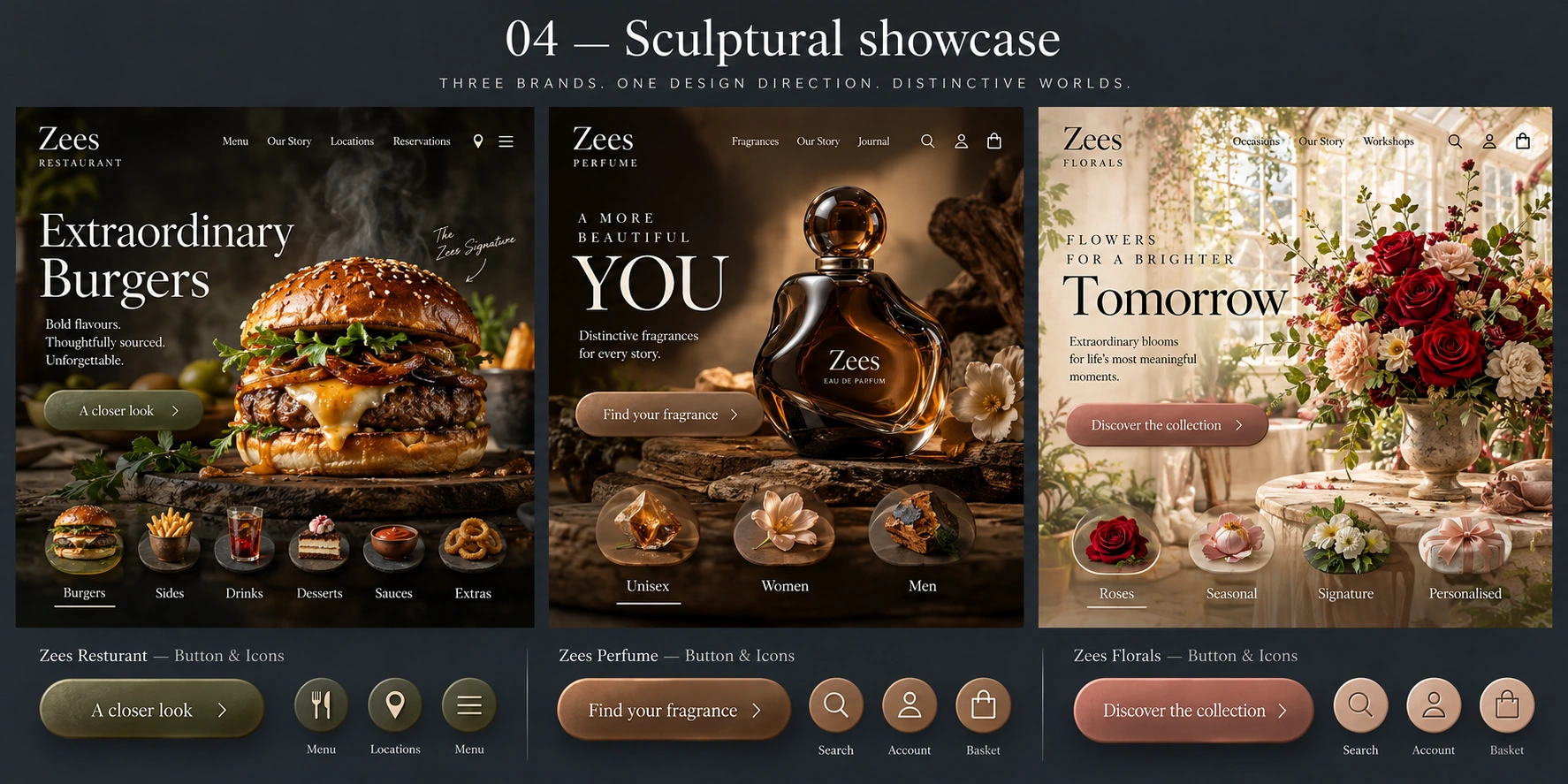 04 · Sculptural showcase