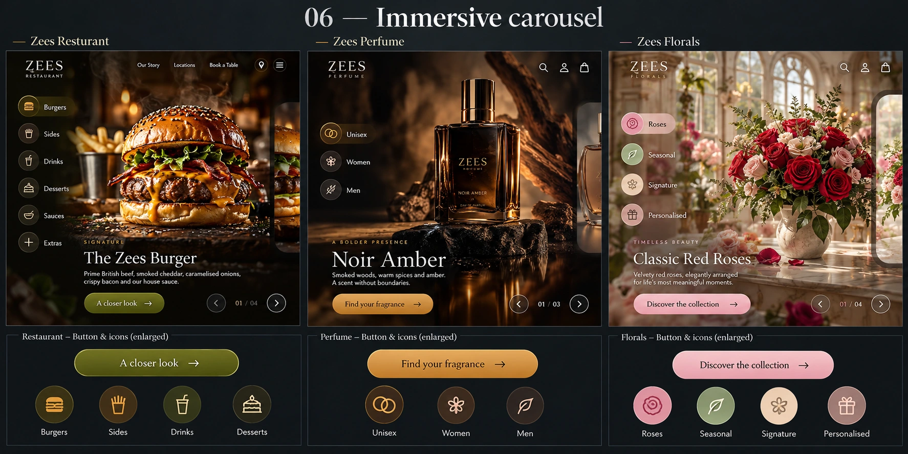 06 · Immersive carousel