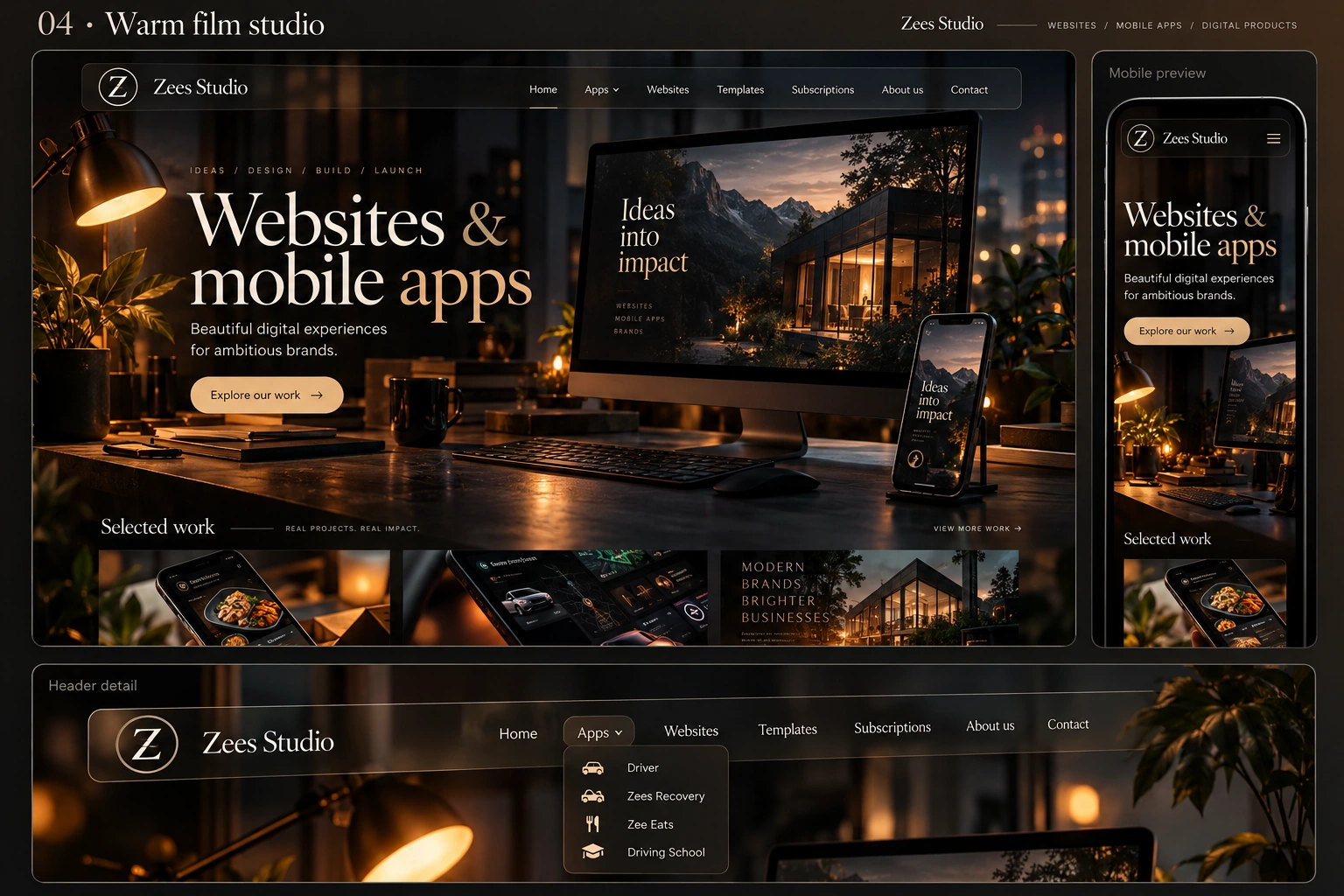 04 · Warm film studio