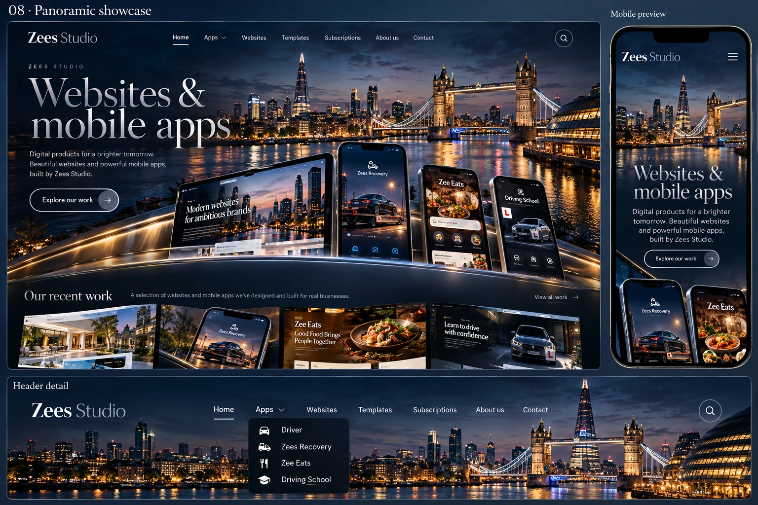 08 · Panoramic showcase